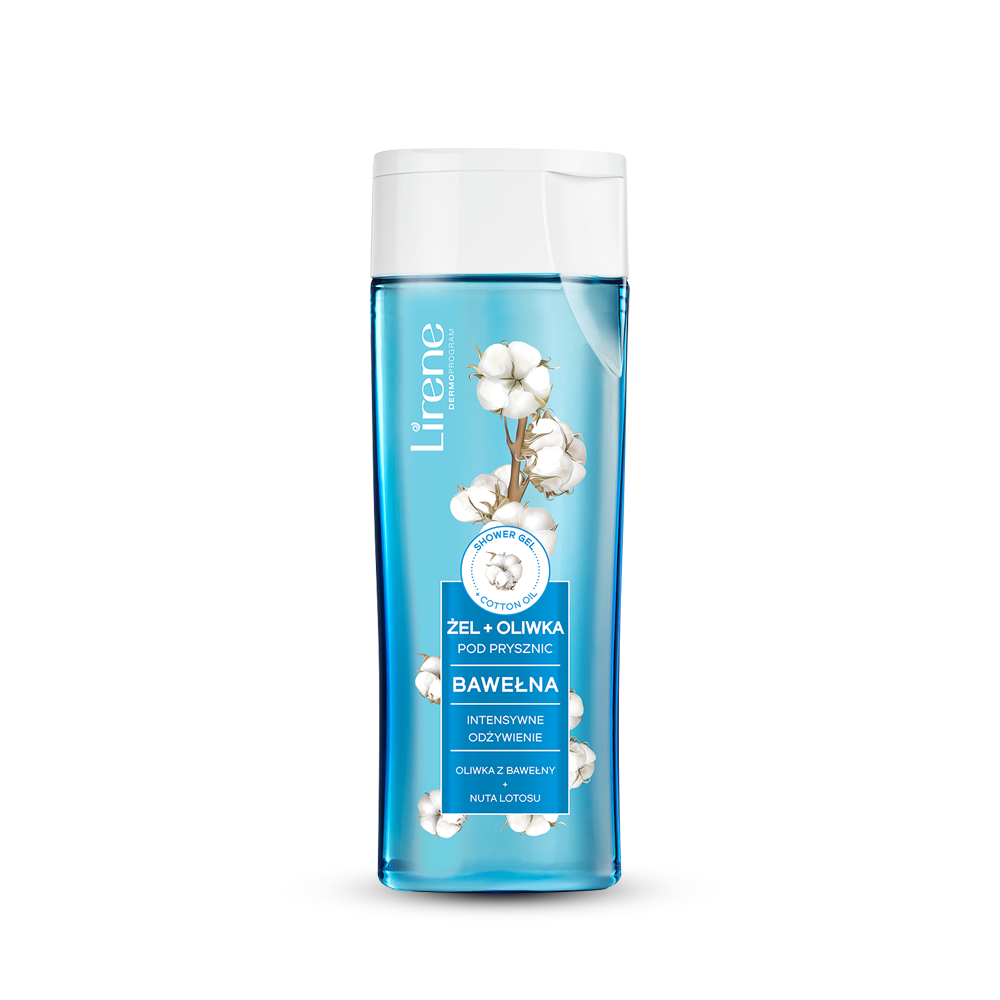  Lirene Żel + oliwka pod prysznic BAWEŁNA 250 ml 